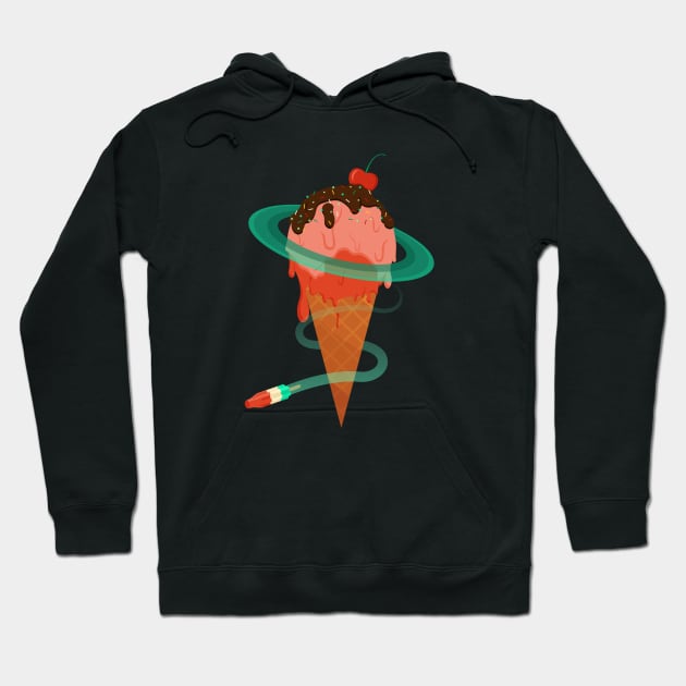 Ice Cream Planet Hoodie by BadOdds